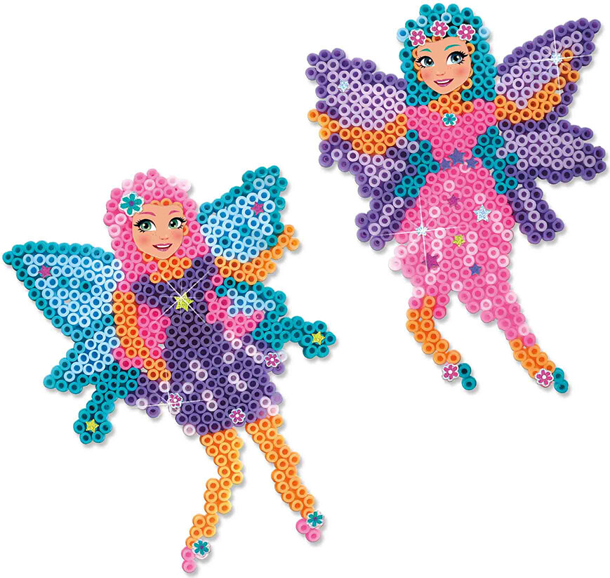 Perler Og Perleplade Sæt - Feer - Ses Creative - Beedz