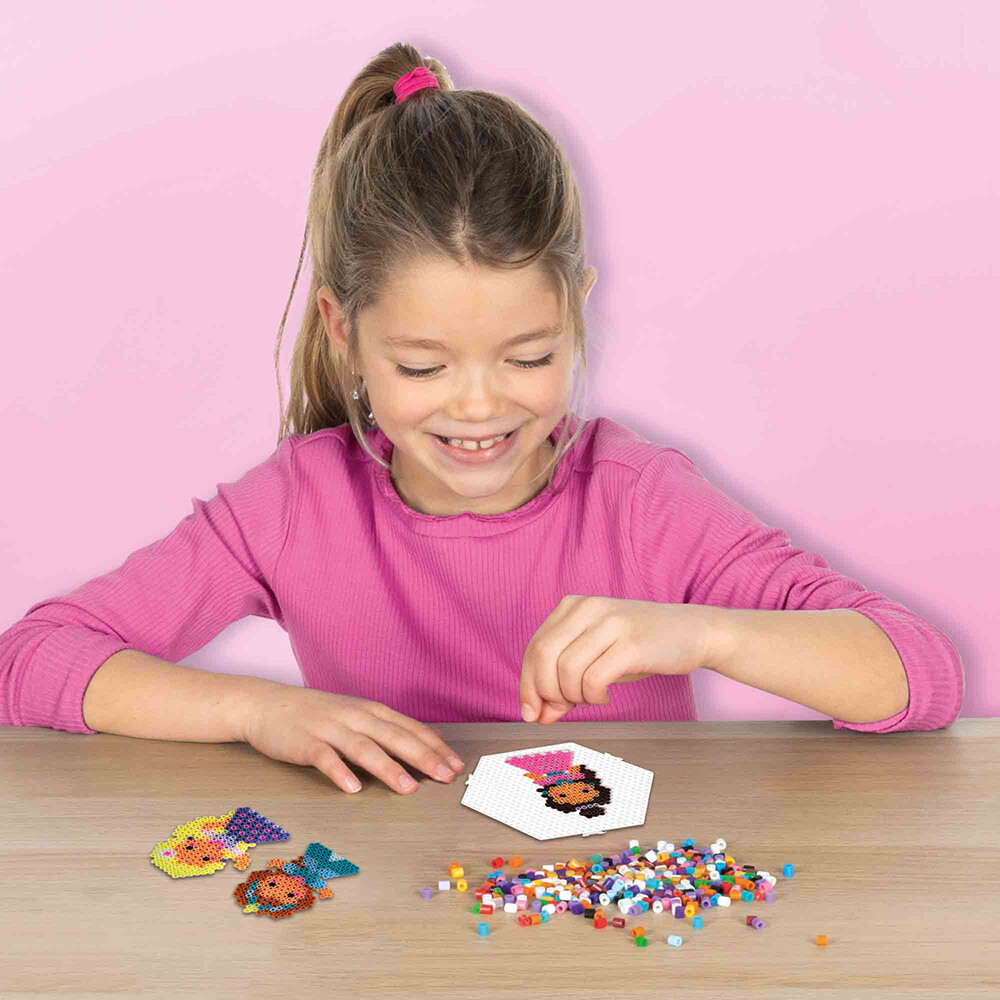 Perler Og Perleplade Sæt - Prinsesser Og Kæledyr - Ses Creative - Beedz