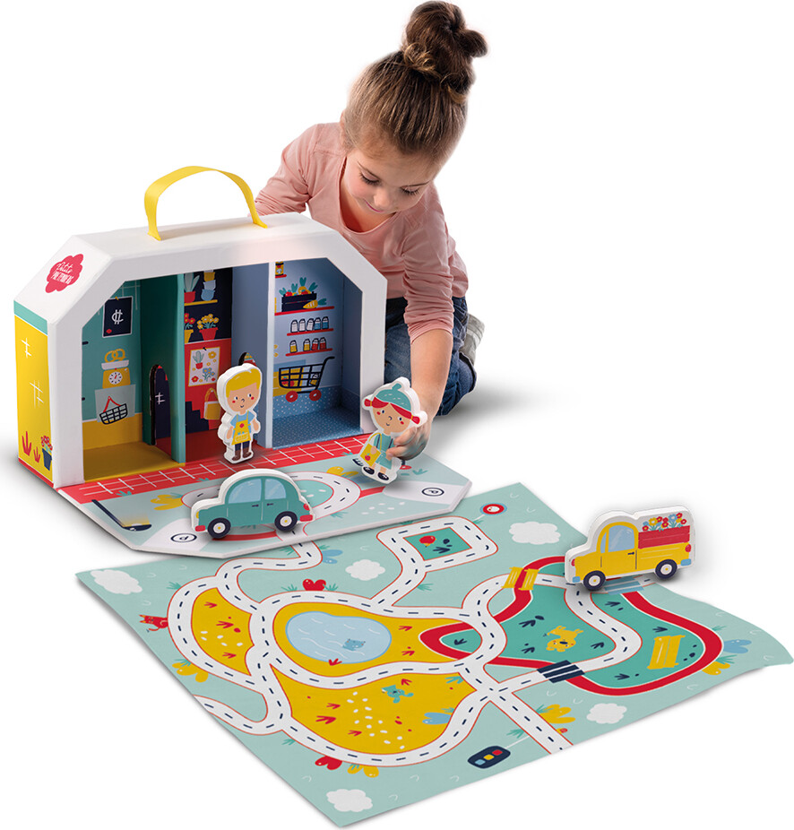 Ses Creative - Supermarked - Legesæt I Kuffert