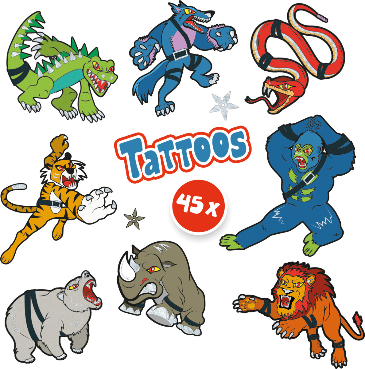 Ses Creative - Tatoveringer - Dyrekrigere