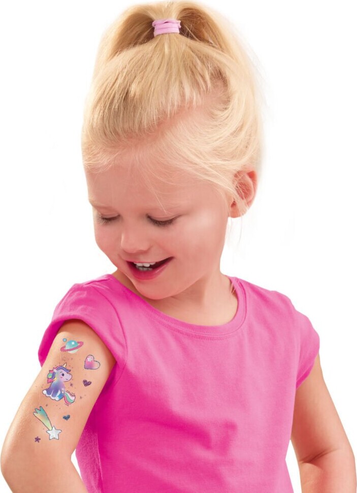 Ses Creative - Glitter Enhjørning Børnetatoveringer - 32 Stk