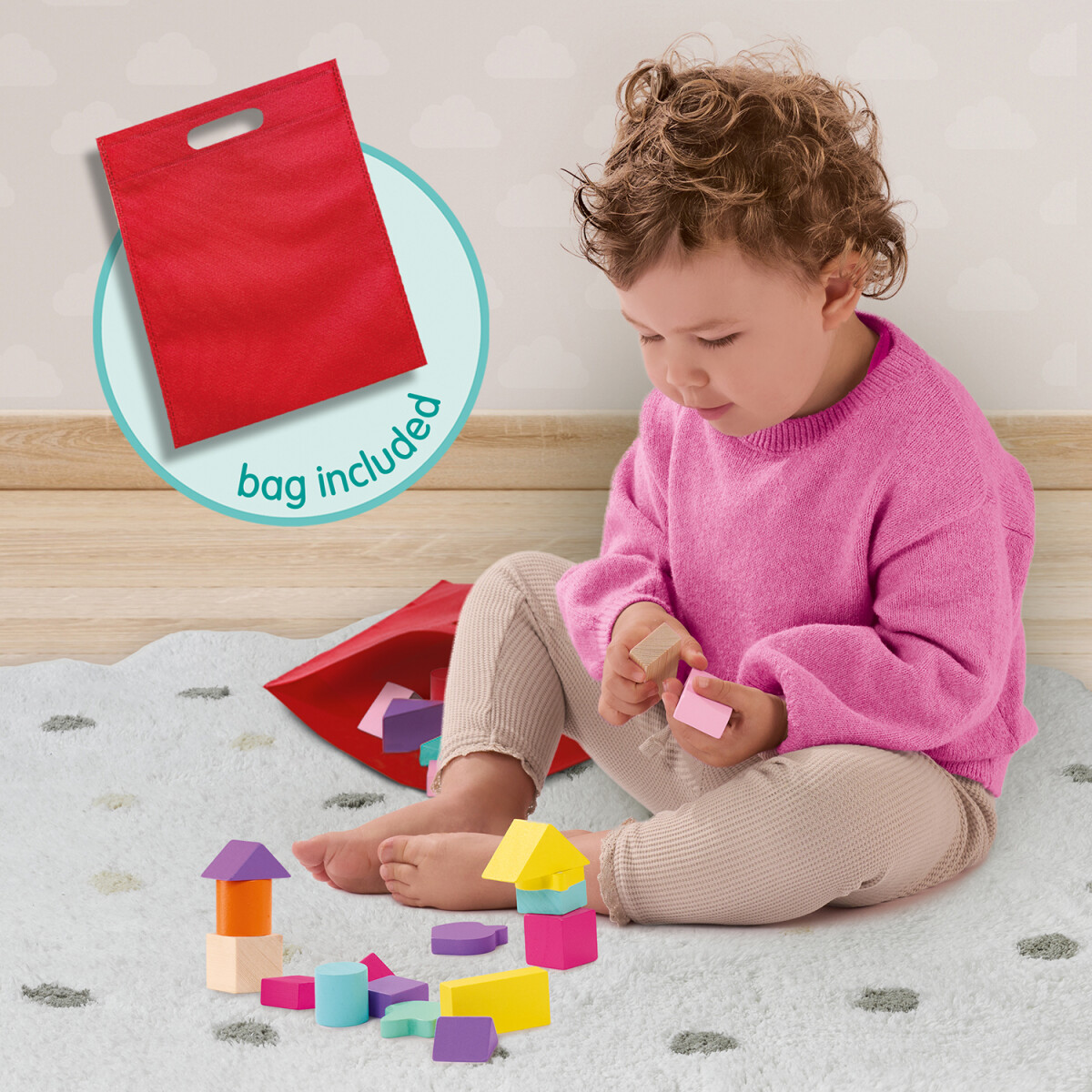 Ses Creative - Træklodser - Enhjørning 52 Stk