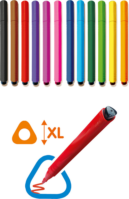 Ses Creative - Tusser Med Trekantsgreb