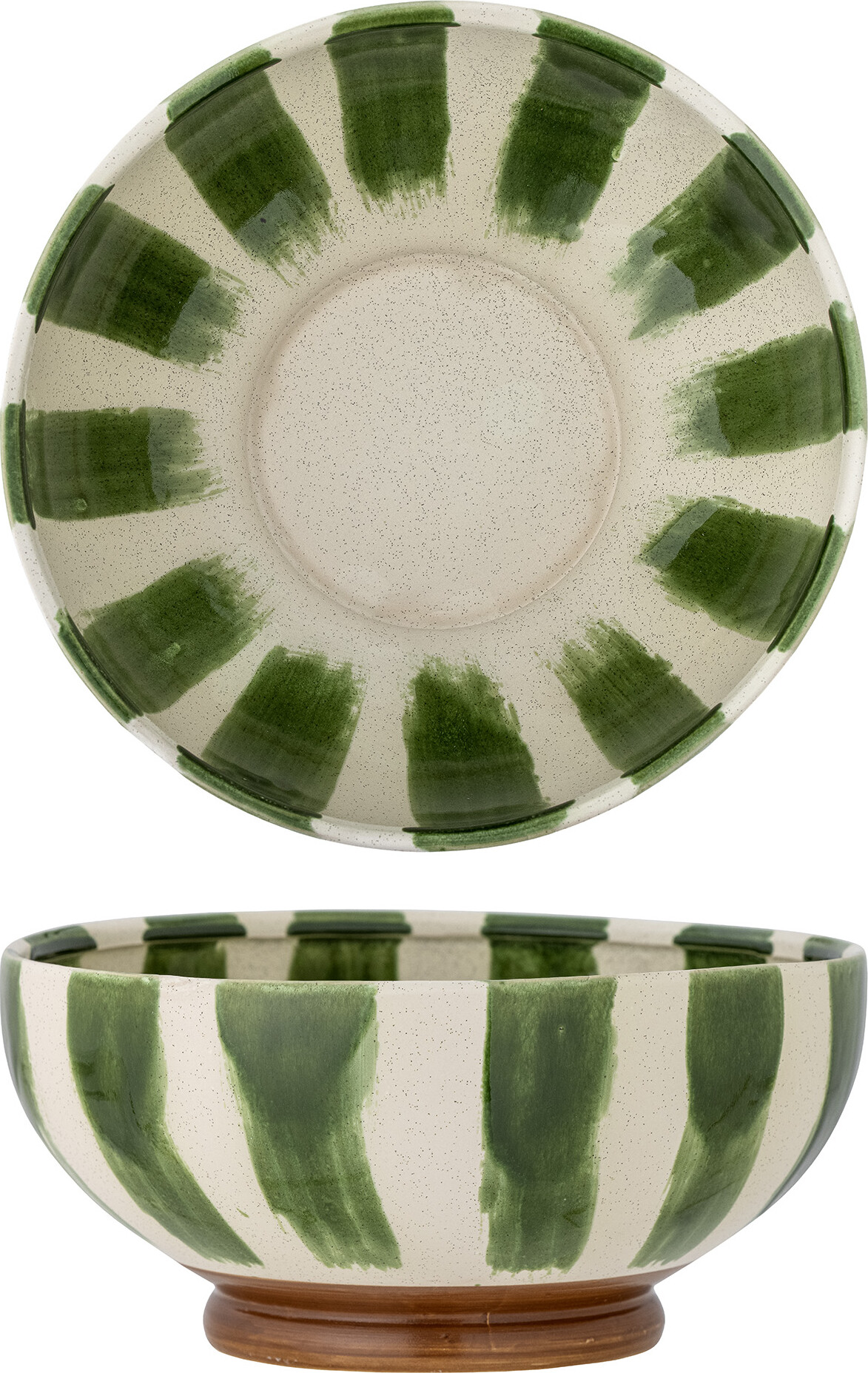 Creative Collection - Shakti Skål - Grøn - Stentøj Keramik