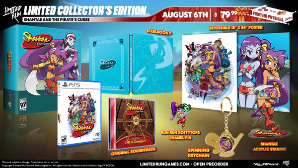 Shantae The Pirates Curse Collectors Edition