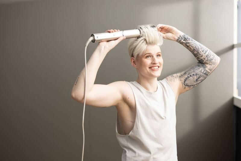 Shark - Hd424Eu Flexstyle 3-I-1 Air Styler Hårtørrer - Sølv