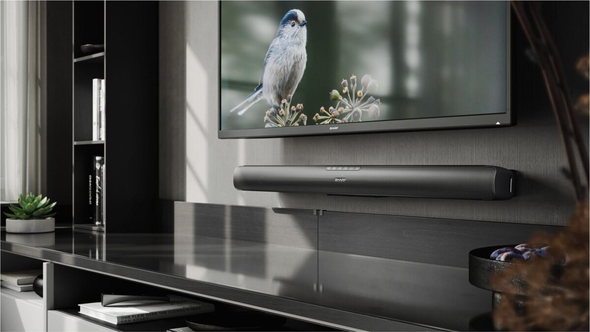 Sharp Ht-Sb100 - 20 Mini Soundbar Med Hdmi Og Bluetooth