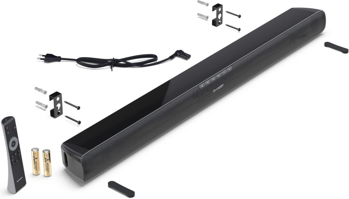 Sharp Ht-Sb100 - 20 Mini Soundbar Med Hdmi Og Bluetooth