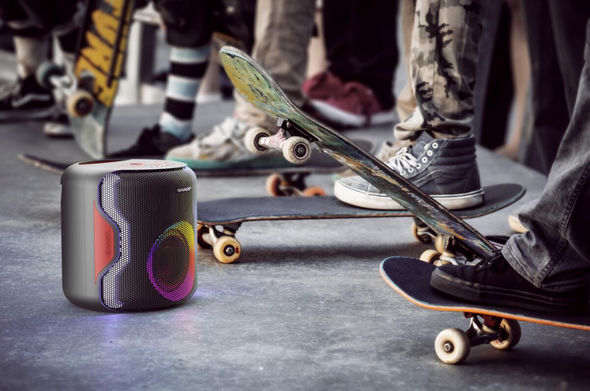 Sharp Ps-921 Bk - 21 Party Højtaler Med Rgb Lys - Bluetooth