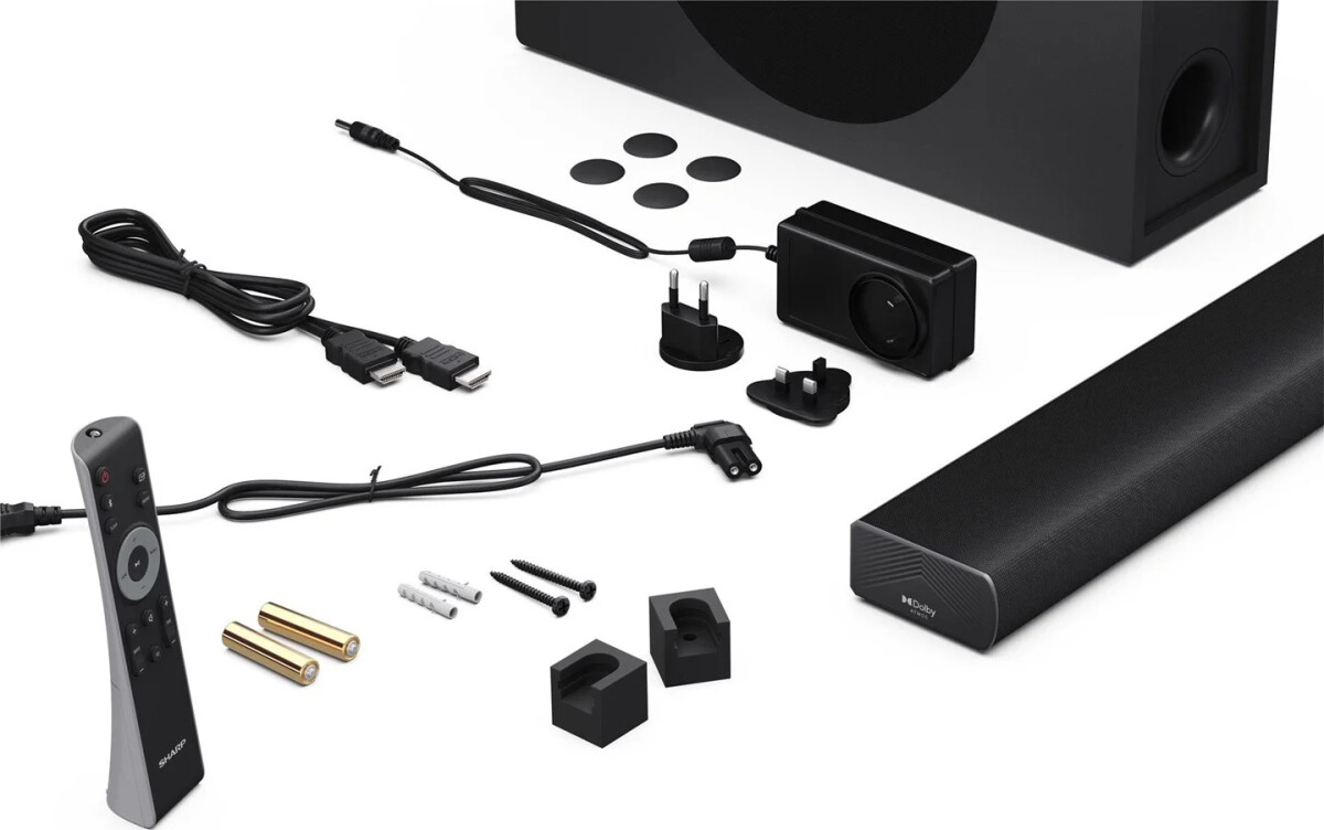 Sharp Ht-Sbw320 - 21 Atmos Og Virtual X Soundbar Med Sub