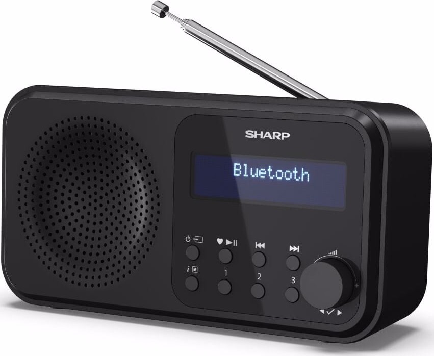 Sharp Dr-P420 - Tokyo Dab Og Fm Radio - Black Midnight