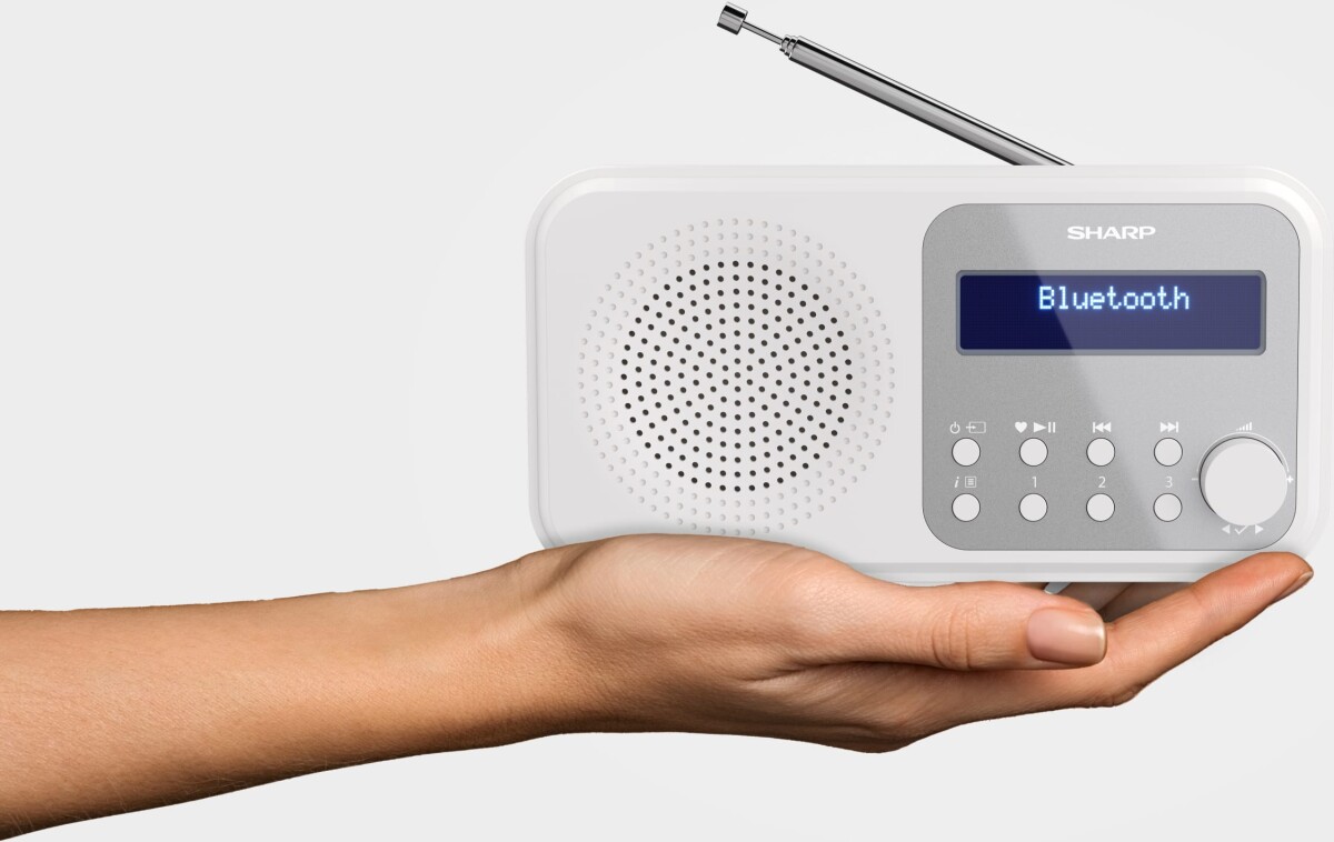 Sharp Dr-P420 - Tokyo Dab Og Fm Radio - Snehvid