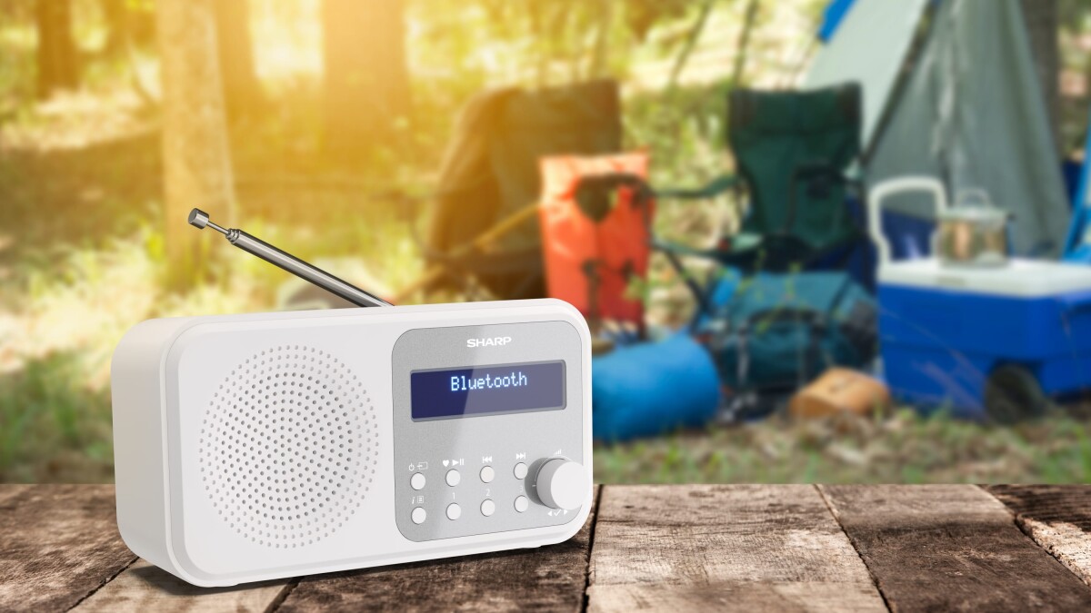 Sharp Dr-P420 - Tokyo Dab Og Fm Radio - Snehvid