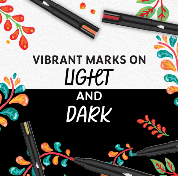 Sharpie - Creative Akryl 12 Blister - Assorterede Farver - Fin Spids