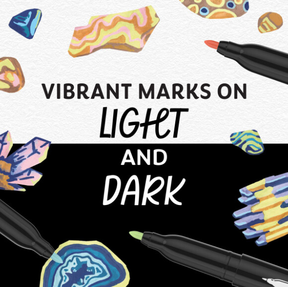 Sharpie - Creative Akryl 12 Blister - Earth Tones - Fin Spids