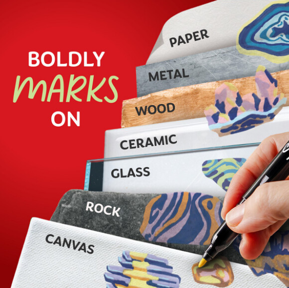 Sharpie - Creative Akryl 12 Blister - Earth Tones - Fin Spids