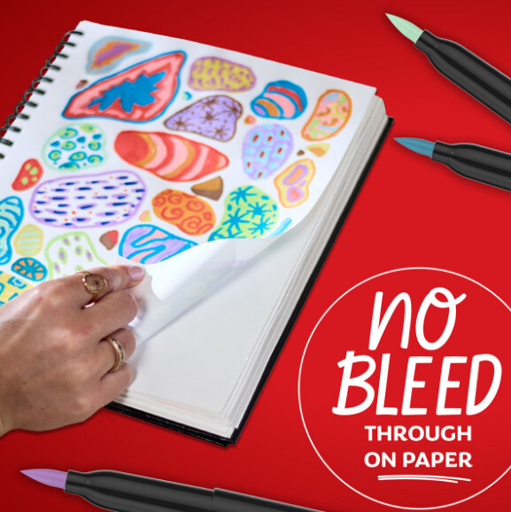 Sharpie - Creative Akryl 12 Blister - Earth Tones - Penselspids