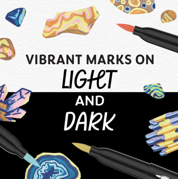 Sharpie - Creative Akryl 12 Blister - Earth Tones - Penselspids