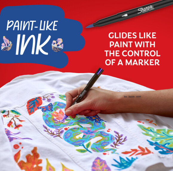 Sharpie - Creative Akryl 12 Blister - Earth Tones - Penselspids