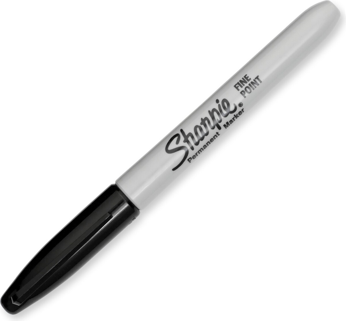Sharpie - Permanent Markers Fin Spids - Sort 12 Styk
