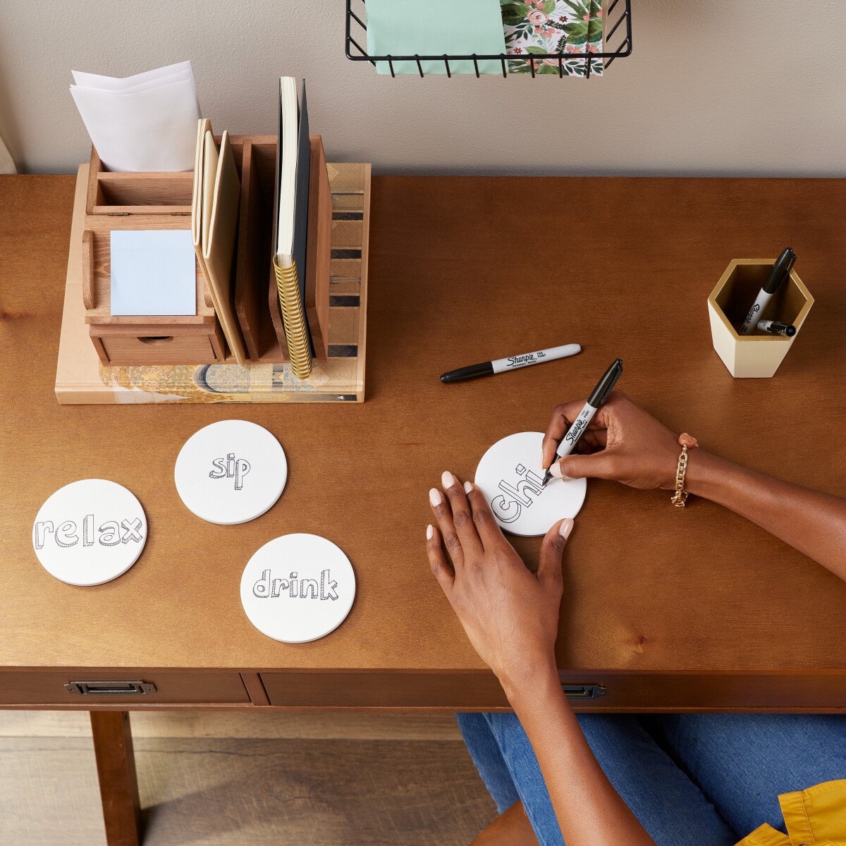 Sharpie - Permanent Markers Fin Spids - Sort 12 Styk