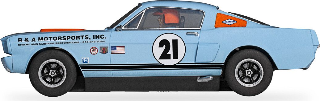 Scalextric - Shelby Gt350 Bil - Gulf Edition - 1 32 - C4570