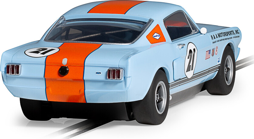 Scalextric - Shelby Gt350 Bil - Gulf Edition - 1 32 - C4570