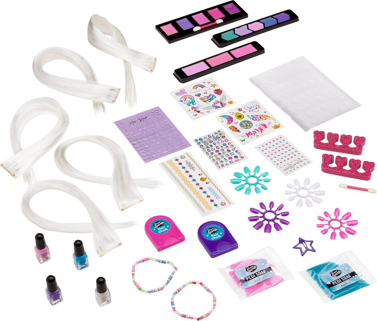Cra-Z-Art - Shimmer N Sparkle - Beauty Fashion Hair Makeup Nails Set