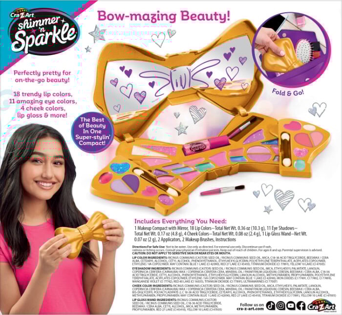 Shimmer N Sparkle - Makeup Sæt Til Børn - Beautiful Compact