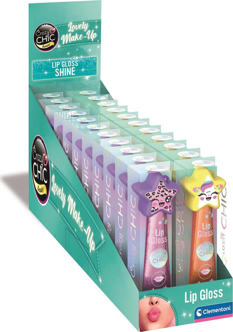 Clementoni - Crazy Chic - Lipgloss Til Børn - Assorteret