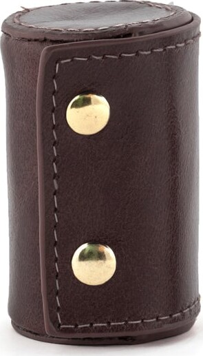 Shotglas I Læderetui - 4 Stk - Kikkerland