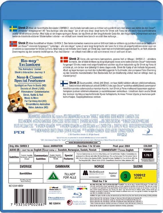 fælde Bore Whirlpool Shrek 2 - Special Edition Blu-Ray Film → Køb billigt her - Gucca.dk