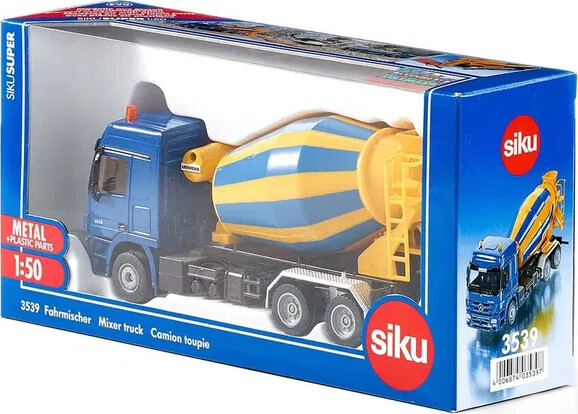 Siku 3539 - Lastbil Legetøj Med Betonblander - Mixer Truck - 1 50