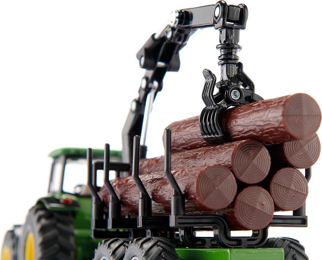 Siku - John Deere Traktor Med Skovvogn Legetøj - 1 50 - 1954