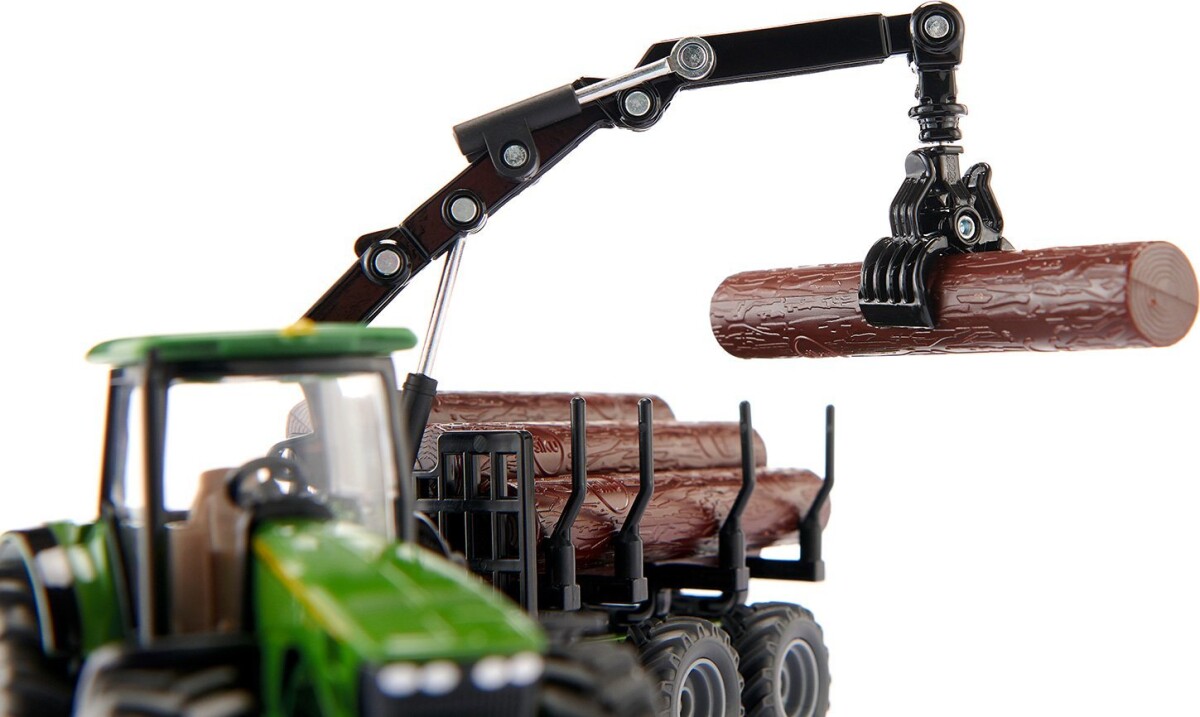 Siku - John Deere Traktor Med Skovvogn Legetøj - 1 50 - 1954