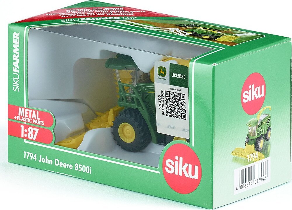 Siku - John Deere 8500I Finsnitter Legetøj - 1 87 - 1794