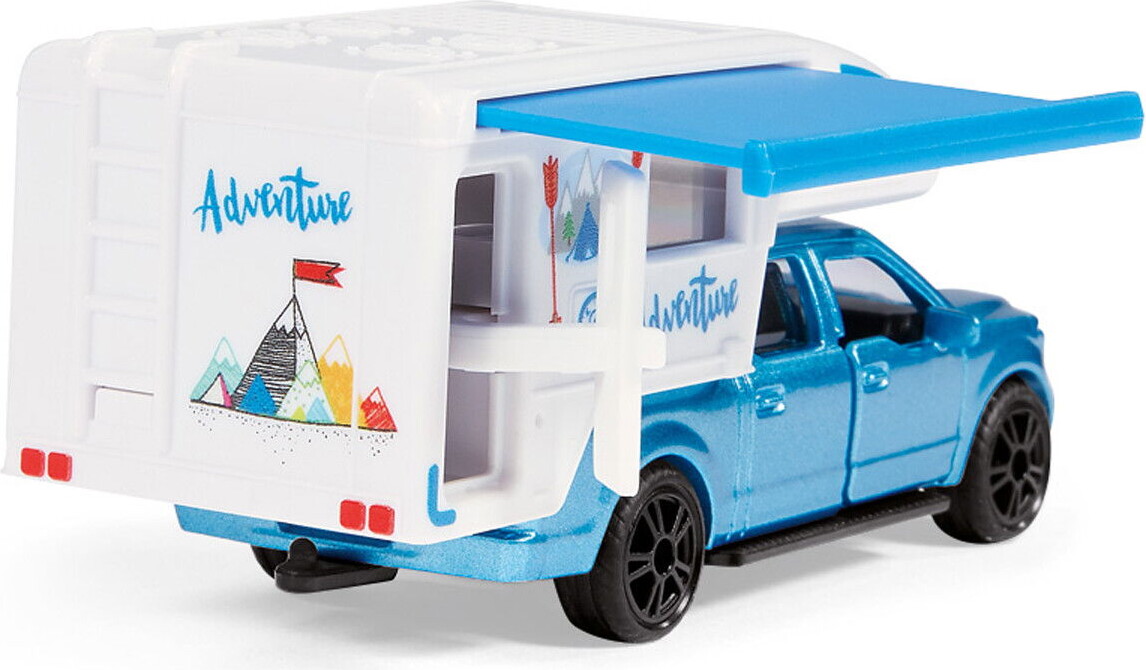 Siku 1693 - Ford F150 Pick-Up Camper Legetøjsbil - 1 50