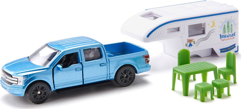Siku 1693 - Ford F150 Pick-Up Camper Legetøjsbil - 1 50