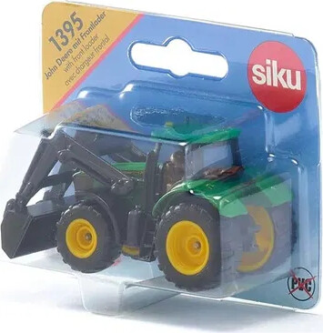 Siku 1395 - John Deere 6215R Legetøjstraktor Med Frontlæsser - 1 87
