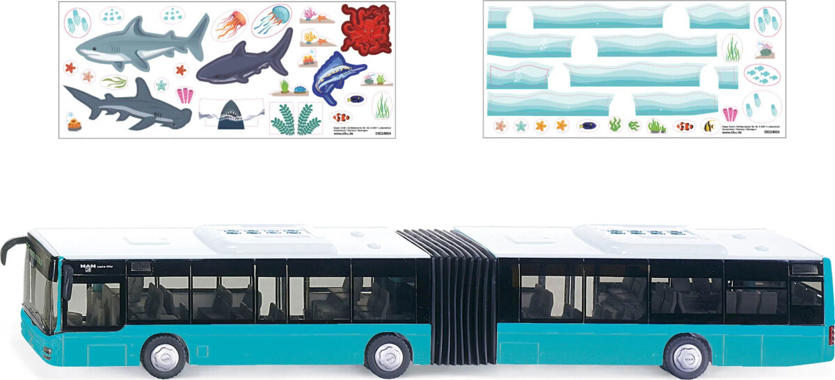 Siku - Ledbus Legetøj - Harmonika Bus - Str 1 50