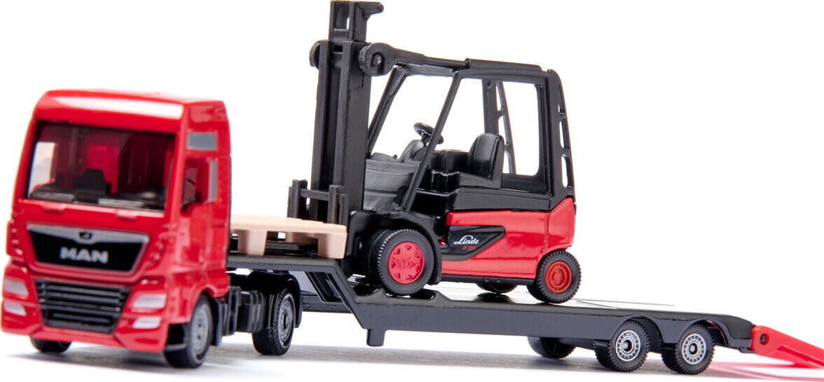 Siku - Man Truck Med Linde Gaffeltruck