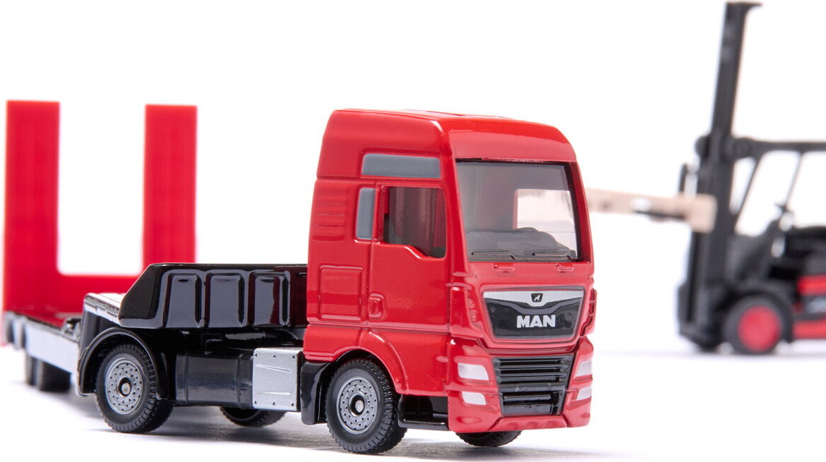 Siku - Man Truck Med Linde Gaffeltruck