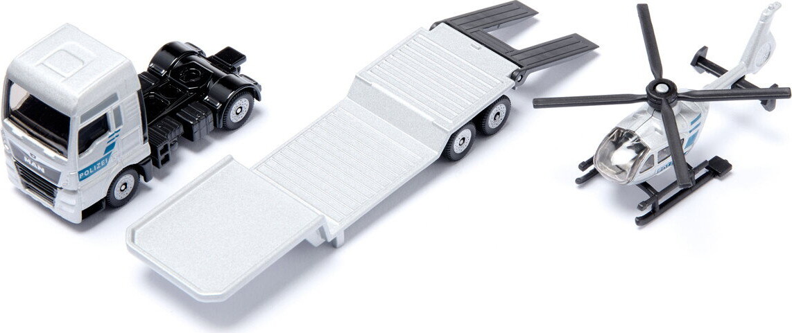 Siku - Man Truck Med Politihelikopter