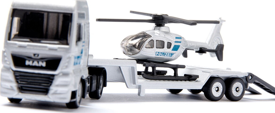 Siku - Man Truck Med Politihelikopter