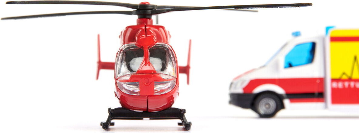 Siku - Mercedes-Benz Redningsvogn Helikopter