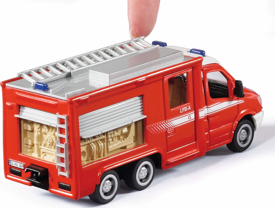 Siku 2113 - Mercedes-Benz Sprinter 6X6 Brandbil Legetøj - 1 50