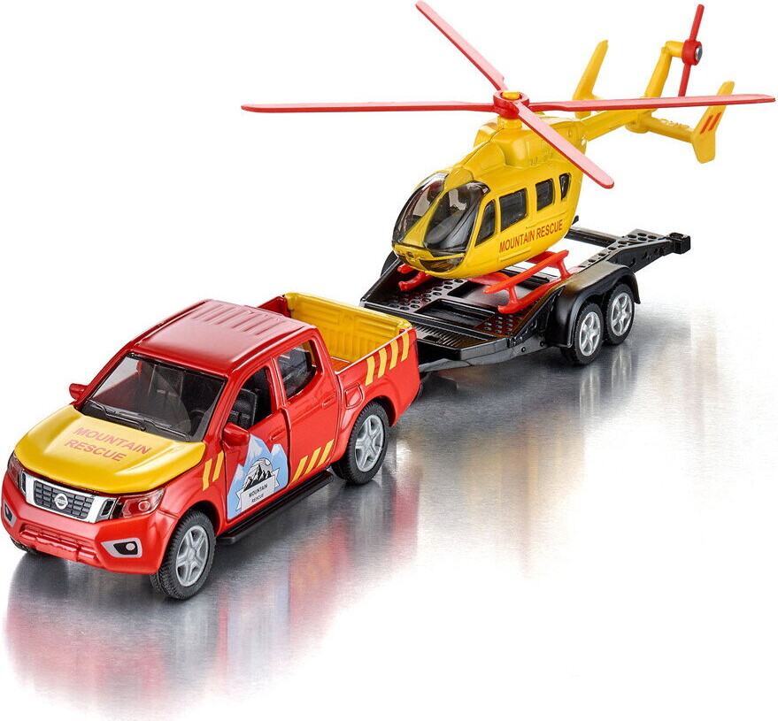 Siku - Nissan Navara Med Helikopter