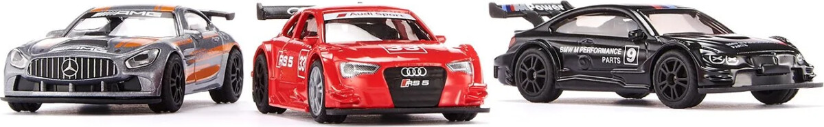 Siku - Legetøjs Racerbiler Gavesæt - 9 Dele - 6330