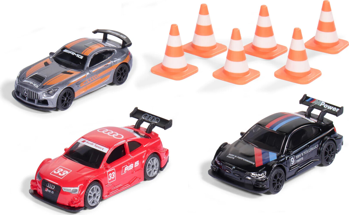 Siku - Legetøjs Racerbiler Gavesæt - 9 Dele - 6330