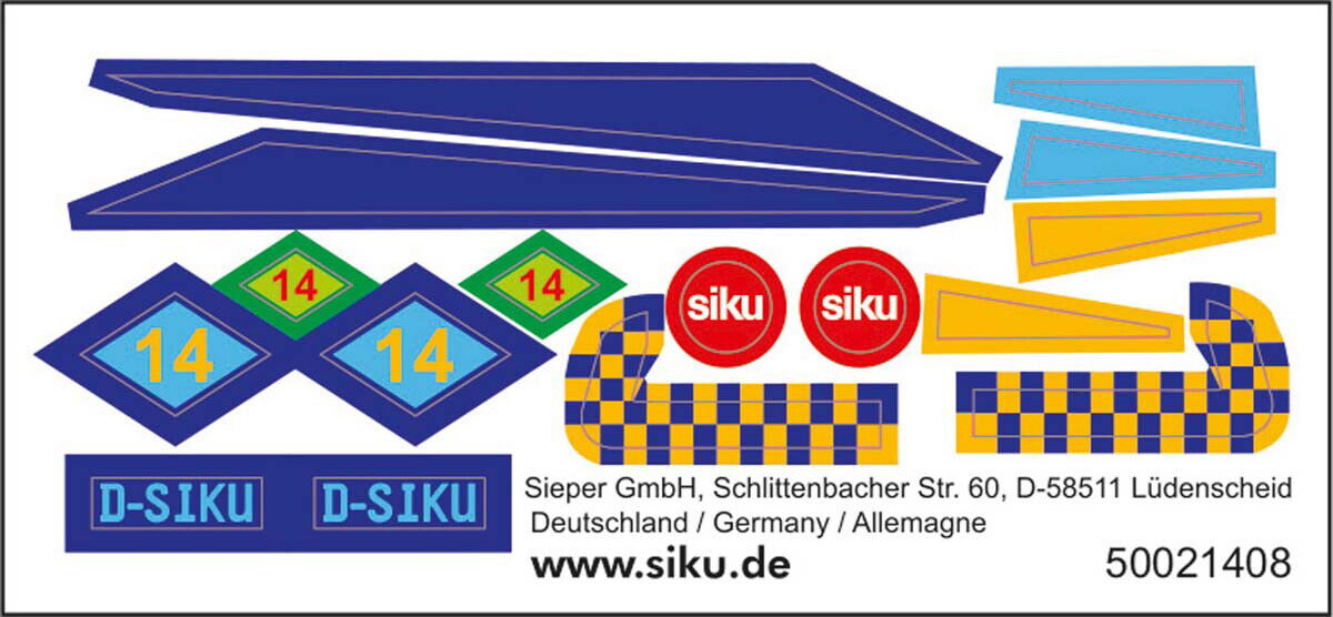 Siku 1101 - Sports Fly Legetøj - Sports Aircraft - 1 87